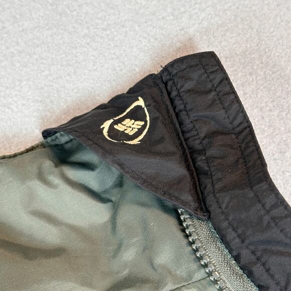 Columbia Jacket Womens Large Green Khaki Vintage Bugaboo Windbreaker Utility - Picture 15 of 16